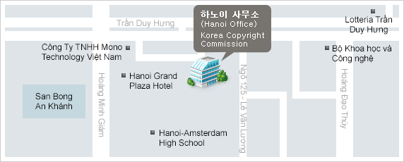 Hanoi office location map