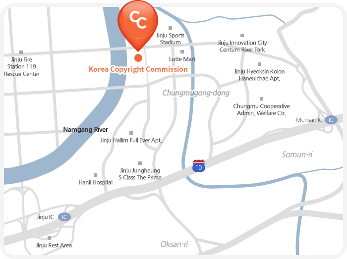 kcc headquaters map image