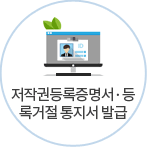 저작권등록증명서·등 록거절 통지서 발급